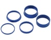 Image 1 for White Industries Headset Spacers (Blue) (1-1/8")